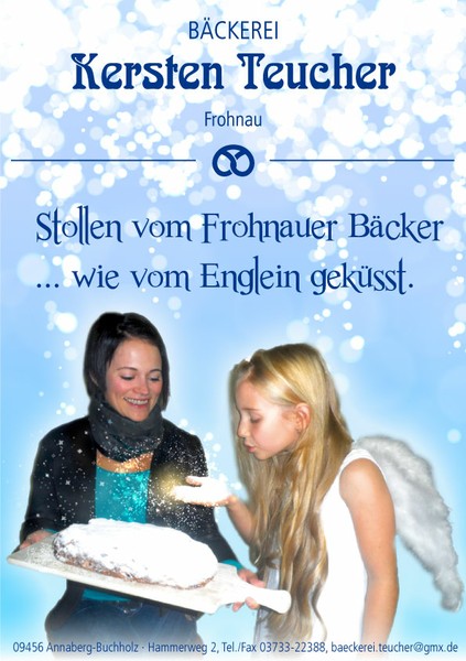 Frischer Erzgebirgischer Butterstollen